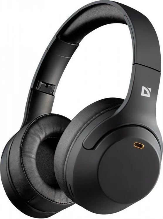 Brezžične slušalke čez uho, Bluetooth 5.3, z mikrofonom, črne Defender Freemotion B690