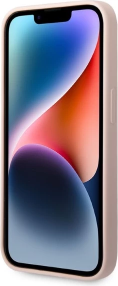Silikonski ikonični ovitek za iPhone 14 Pro Max, Karl Lagerfeld, roza