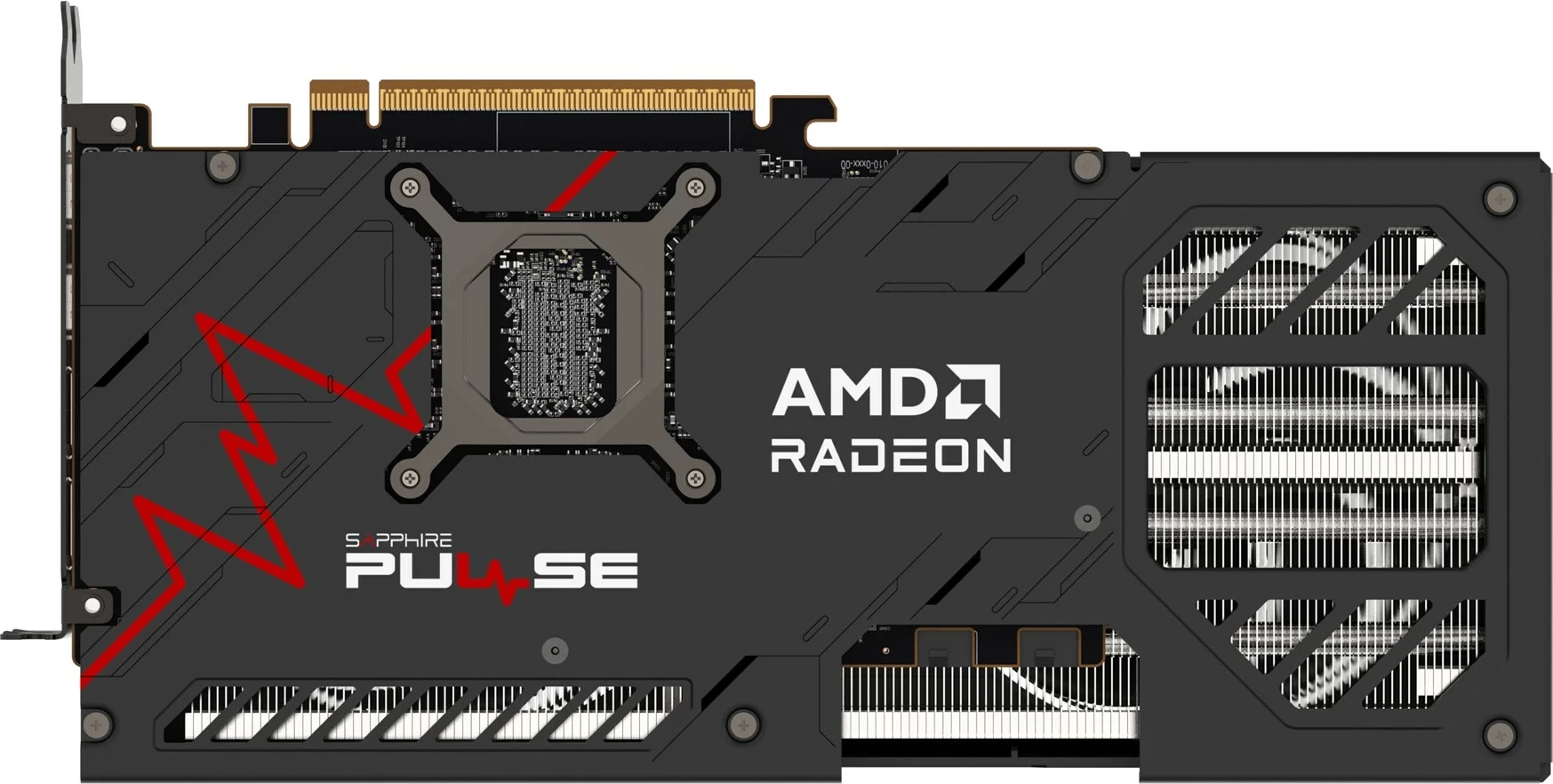 Grafična kartica PULSE Radeon RX 9070, 16 GB GDDR6, črna
