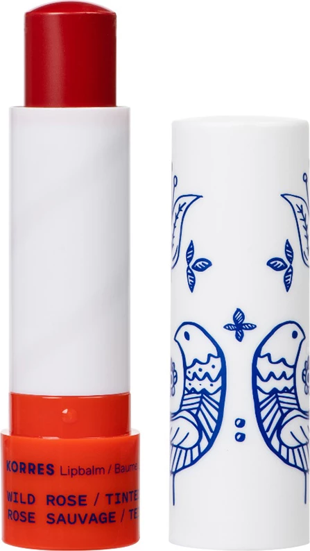 Barvni balzam za ustnice Korres Wild Rose, 4,5 g