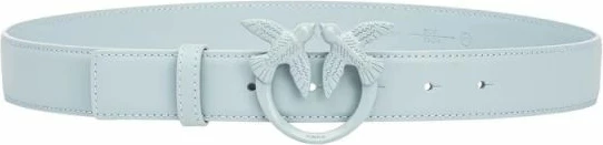 Usnjen ženski pas Pinko, moder