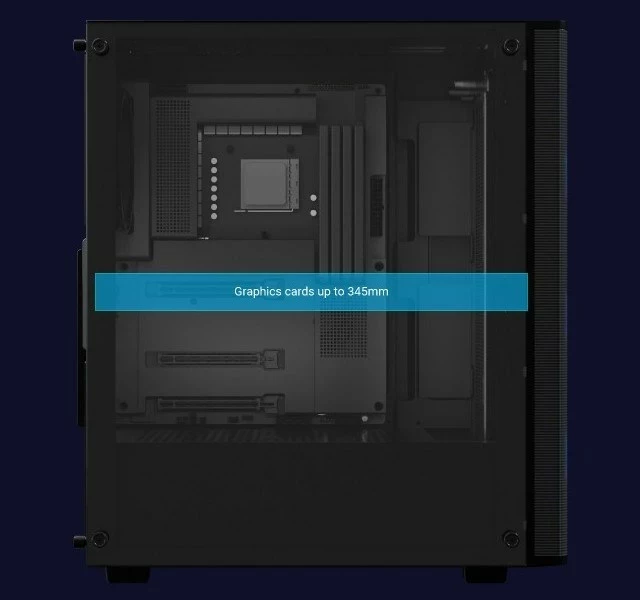 Ohišje Aerocool Designer-G-BK-V1, črno