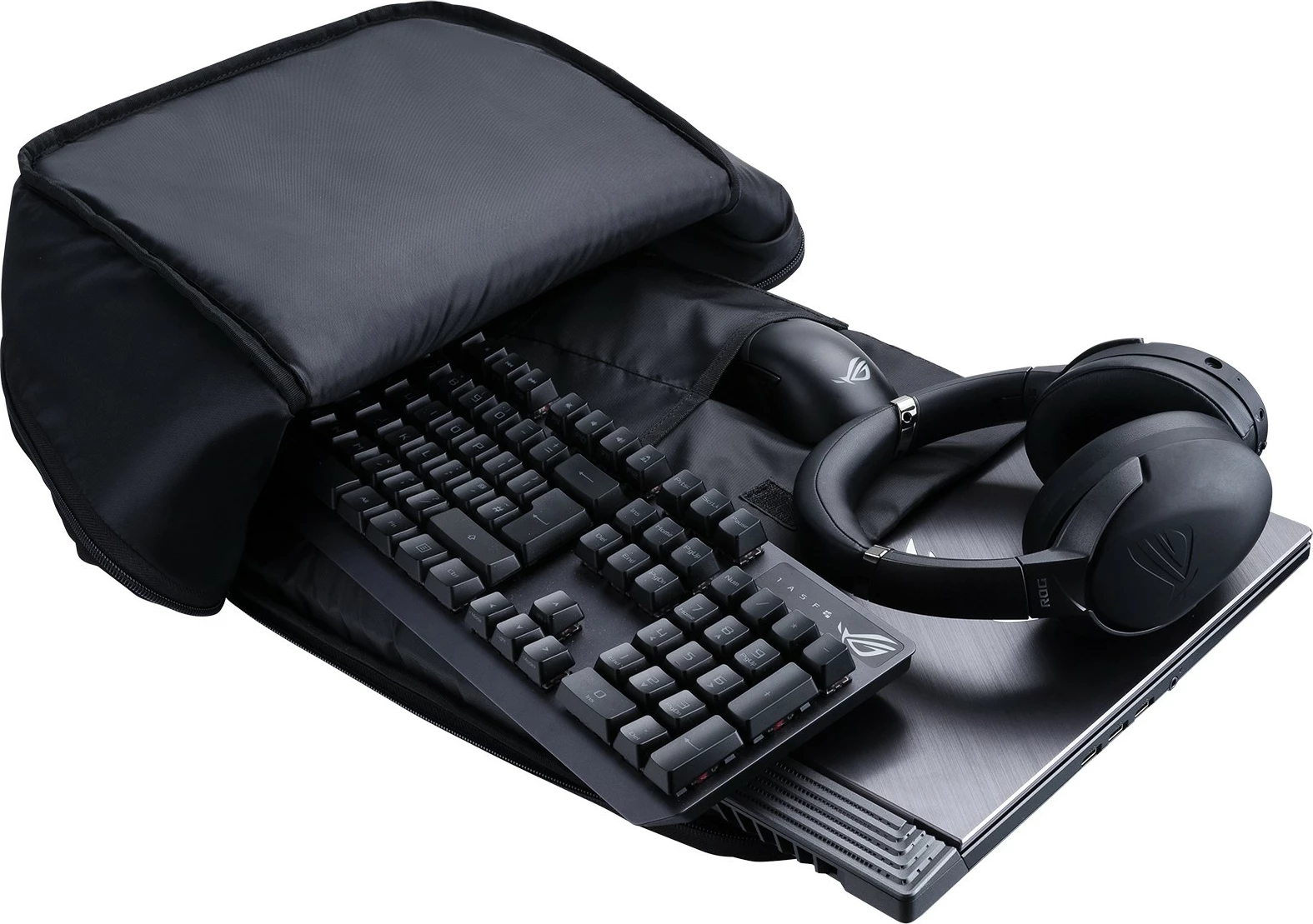 Torba za prenosnik, ASUS ROG BP1501G, za prenosnike do 17", poliester, črno/siva