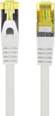 Patchcord S/FTP Cat.6A, 10 m, sivi — Lanberg