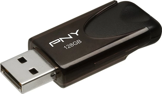 USB ključek PNY Attache 4, 128 GB, USB 2.0, črn