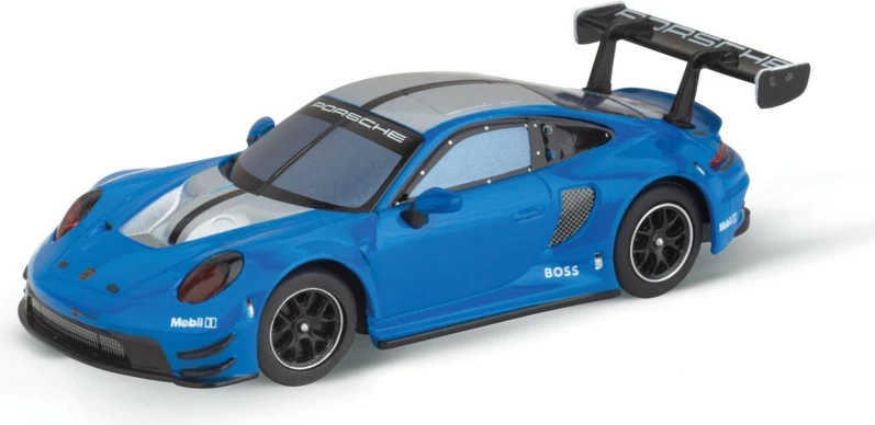 Model športnega avtomobila Porsche Carrera 911 GT3 R, modro