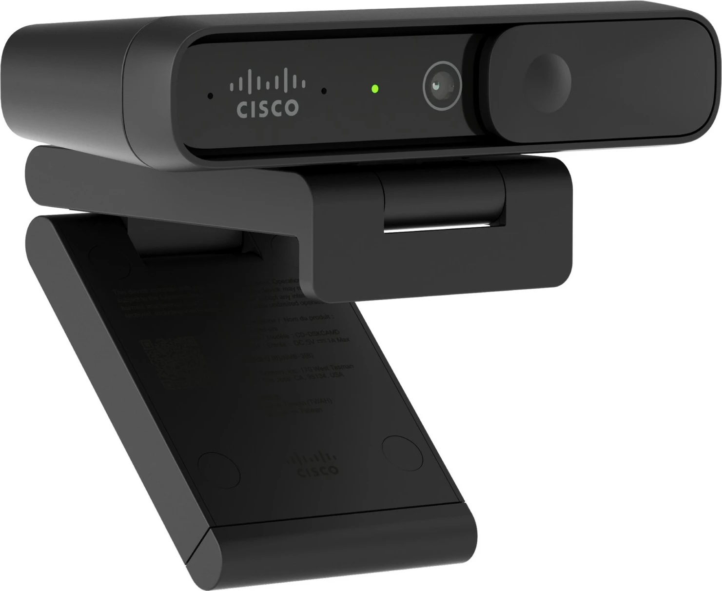 Namizna kamera, 1080p, 8 MP, Full HD, z dvema mikrofonoma, ogleno črna — Cisco Desk Camera