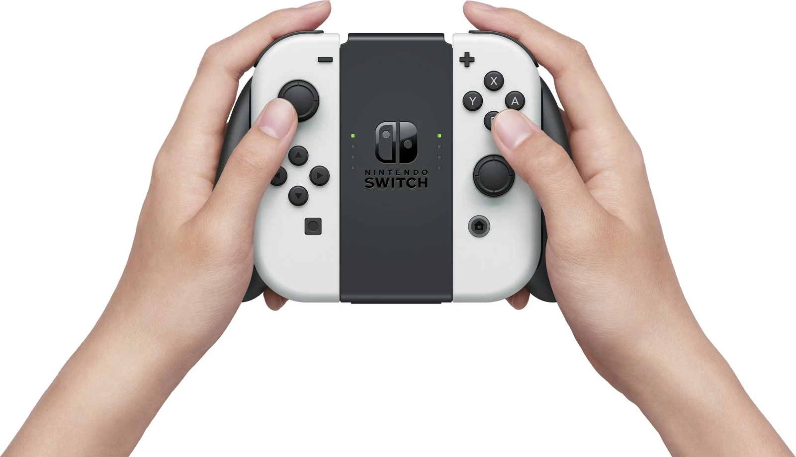 Prenosna igralna konzola OLED 7" Nintendo Switch, 64 GB, Wi‑Fi, bela