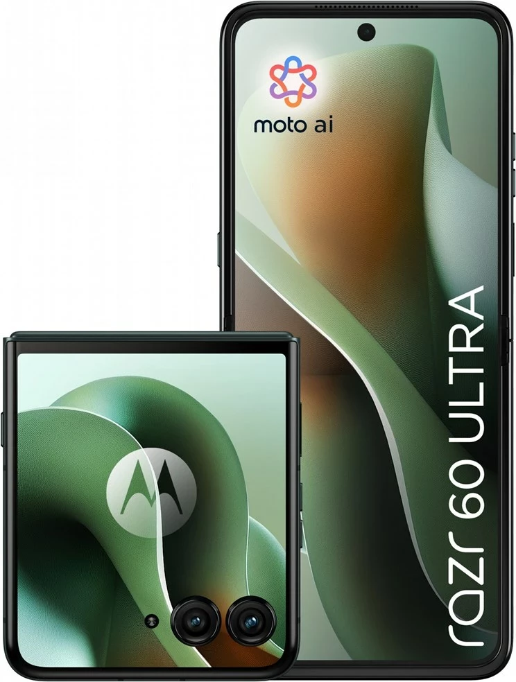 Zložljiv pametni telefon Motorola razr 60 ultra, 16 GB RAM, 512 GB, 5G, temno zelen