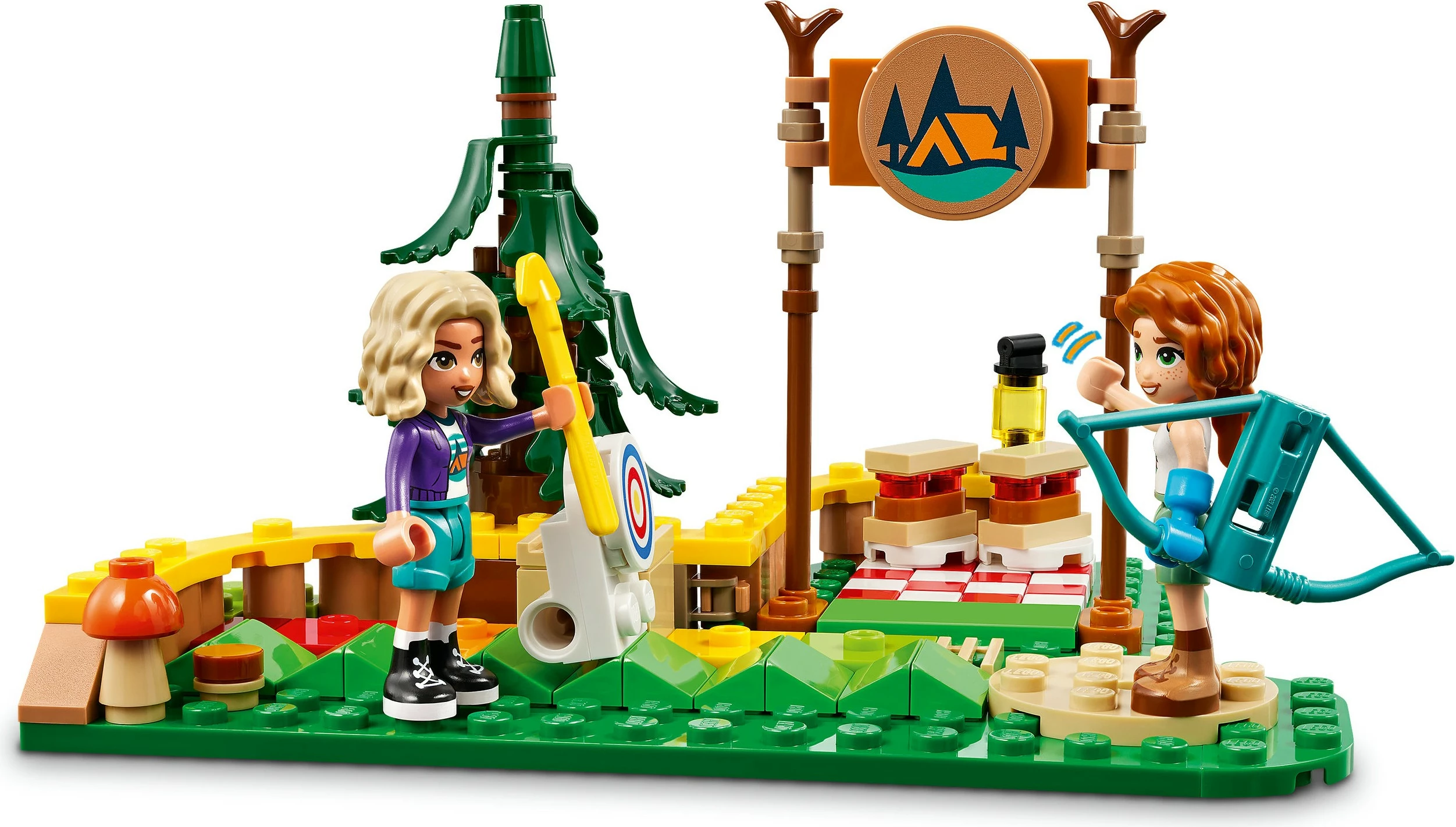 Set za gradnjo avanturistični kamp LEGO Friends 42622, večbarven