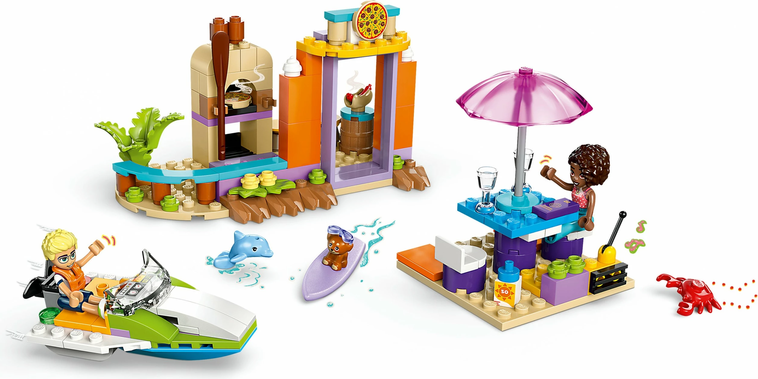 Kreativni komplet za sestavljanje v kovčku, LEGO Friends 42672, 188 delov, večbarvno