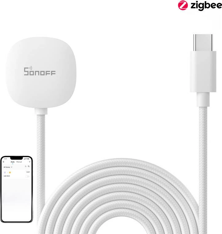 Podaljševalni kabel za senzor vode Sonoff WLDC200, za SNZB-05P, 2 m, bel