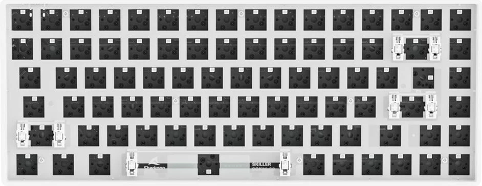 Mekančna tipkovnica barebone Sharkoon SKILLER SGK50 S3, 75%, RGB, bela