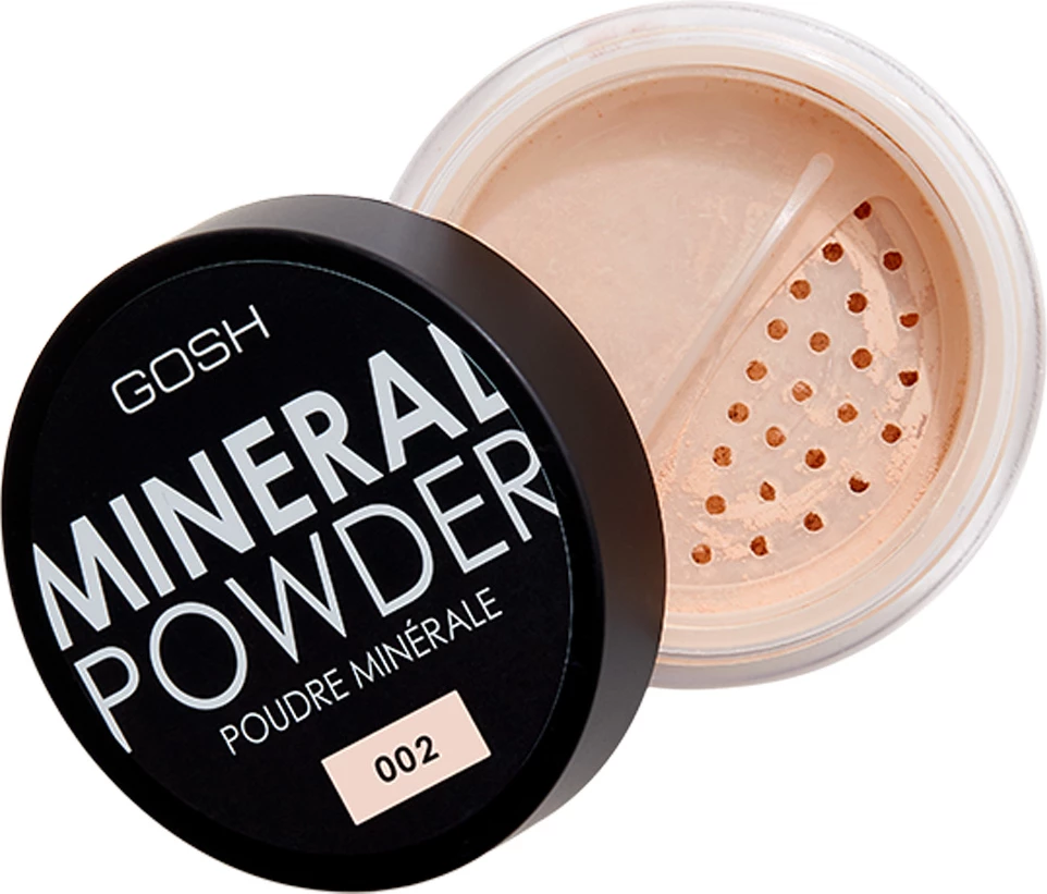 Mineralni puder za obraz Gosh Mineral Powder 002 Ivory, 8 g