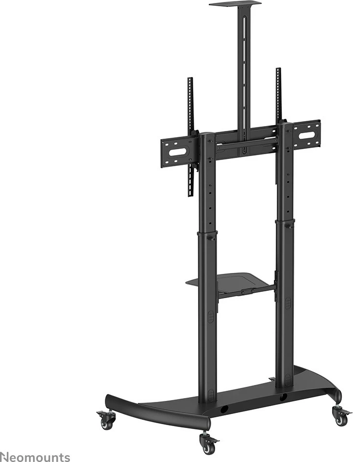 Voziček za TV Neomounts PLASMA-M1950E, za zaslone 60–100 palcev, nastavljiva višina, črn