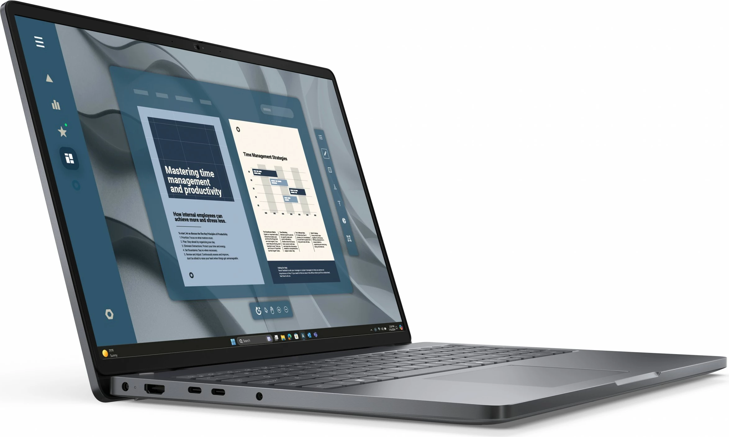 Prenosnik Pro 16 PC16255 Dell R5P-215, 16", 1920x1200, 55 Wh, siv