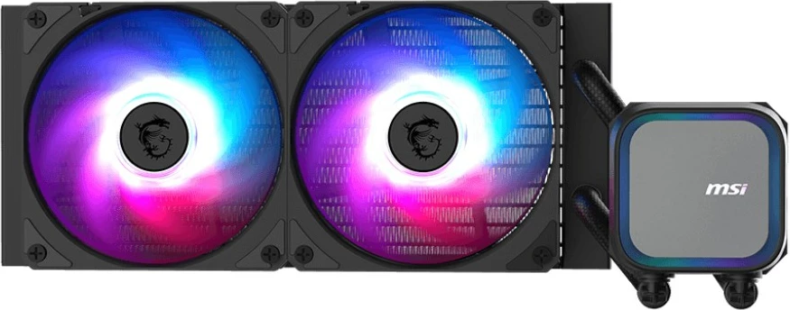 Komplet vodnega hlajenja MSI MAG CORELIQUID A13 240, matična plošča, procesor, 12 cm, črn
