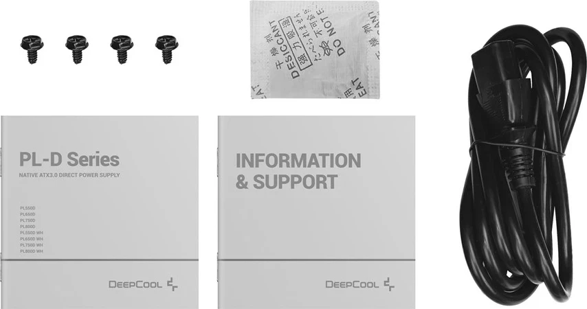Napajalnik DeepCool PL650D, 650 W, ATX, črn