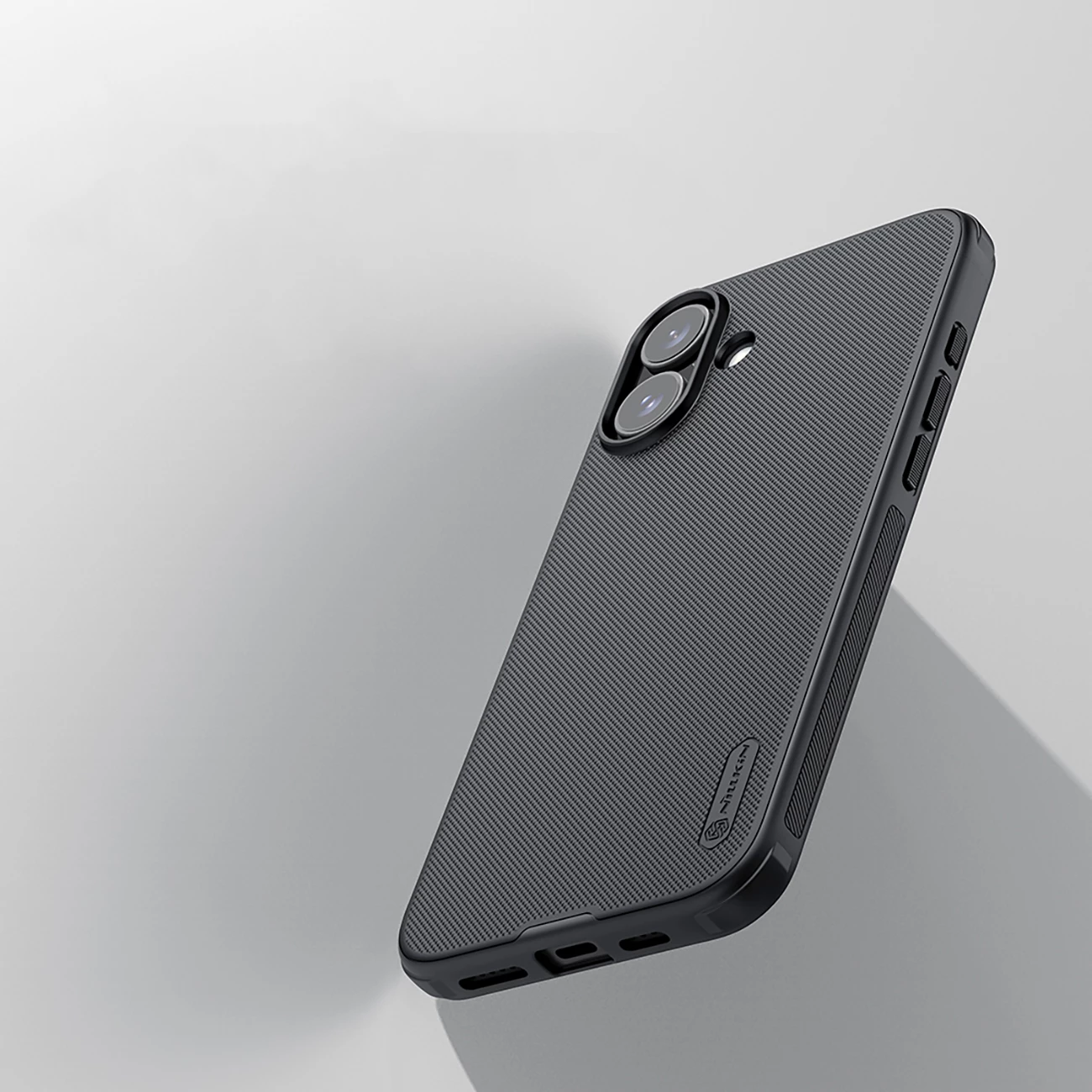 Ovitek za telefon Nillkin Super Frosted Shield Pro Magnetic za iPhone 16, črn