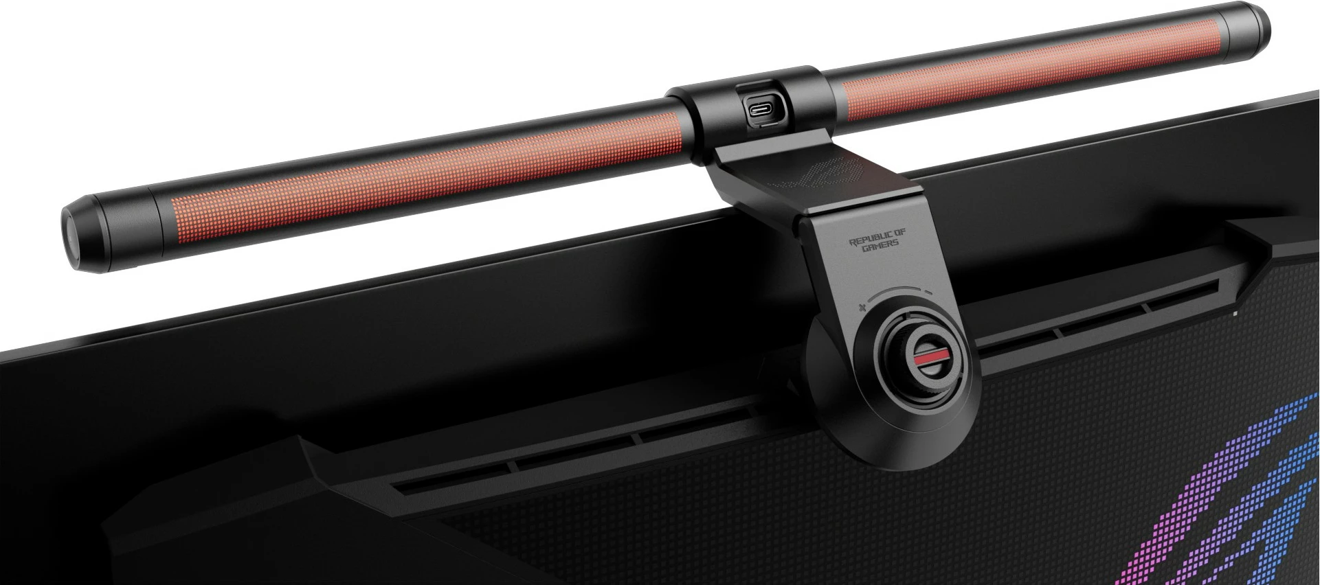 Osvetlitev za monitor ASUS ROG Aura ALB01, črna