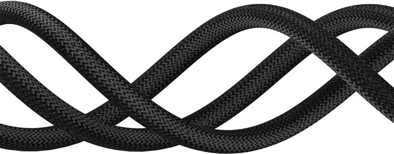 Kabel za hitro polnjenje USB Type A v Type C Baseus Dura, 60 W, 2 m, črn z zlatimi