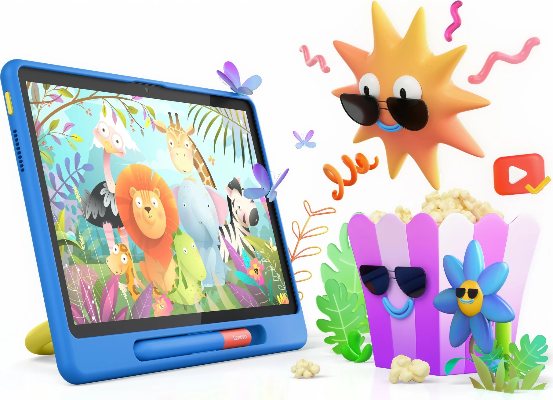 Tablični računalnik 64GB z ovitkom in pisalom Lenovo Tab 2025, črn