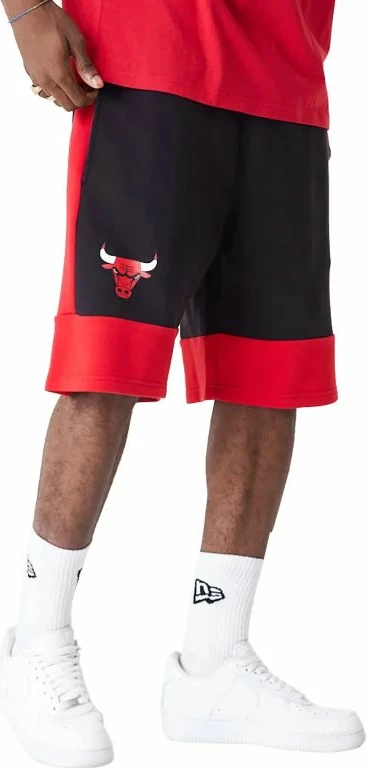 Kratke hlače za moške New Era NBA Bulls, črne