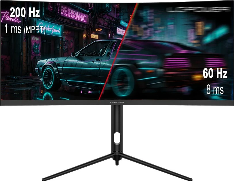 Ukrivljen UltraWide zaslon 30 inč, LC-Power LC-M30UWFC, 2560x1080, LED, črn