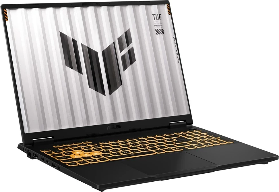 Prenosnik za igre ASUS TUF Gaming F16 FA608UH-R7165W, 16", AMD Ryzen 7, 16 GB RAM pomnilnik, 512 GB SSD, NVIDIA RTX 5050, Jaeger siva