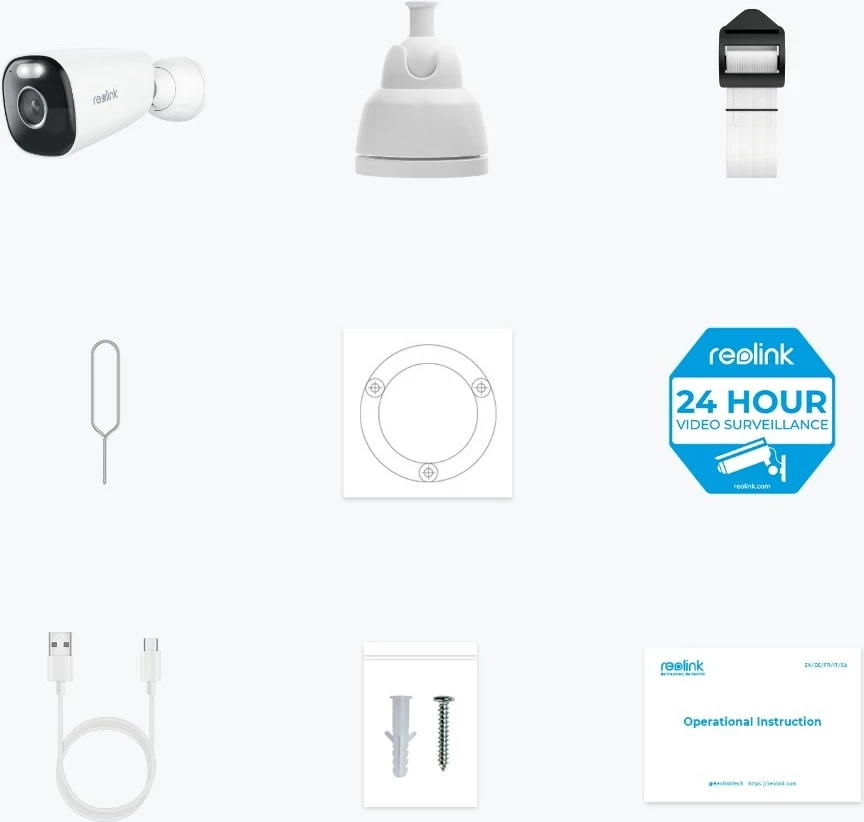 Zunanja kamera, 5 MP, Wi‑Fi 5/2,4 GHz, pametno zaznavanje, barvni nočni vid — Reolink Argus Series B340