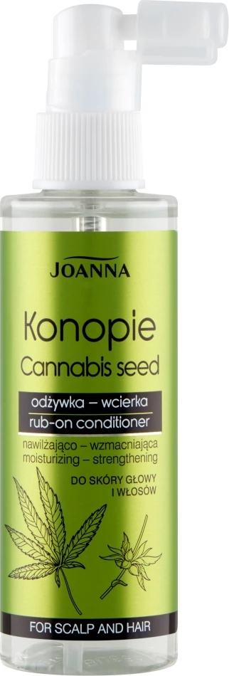 Vlažilen in krepitev las tonic Joanna Hemp Moisturizing and Strengthening Hair Tonic-Refresher, 100 ml