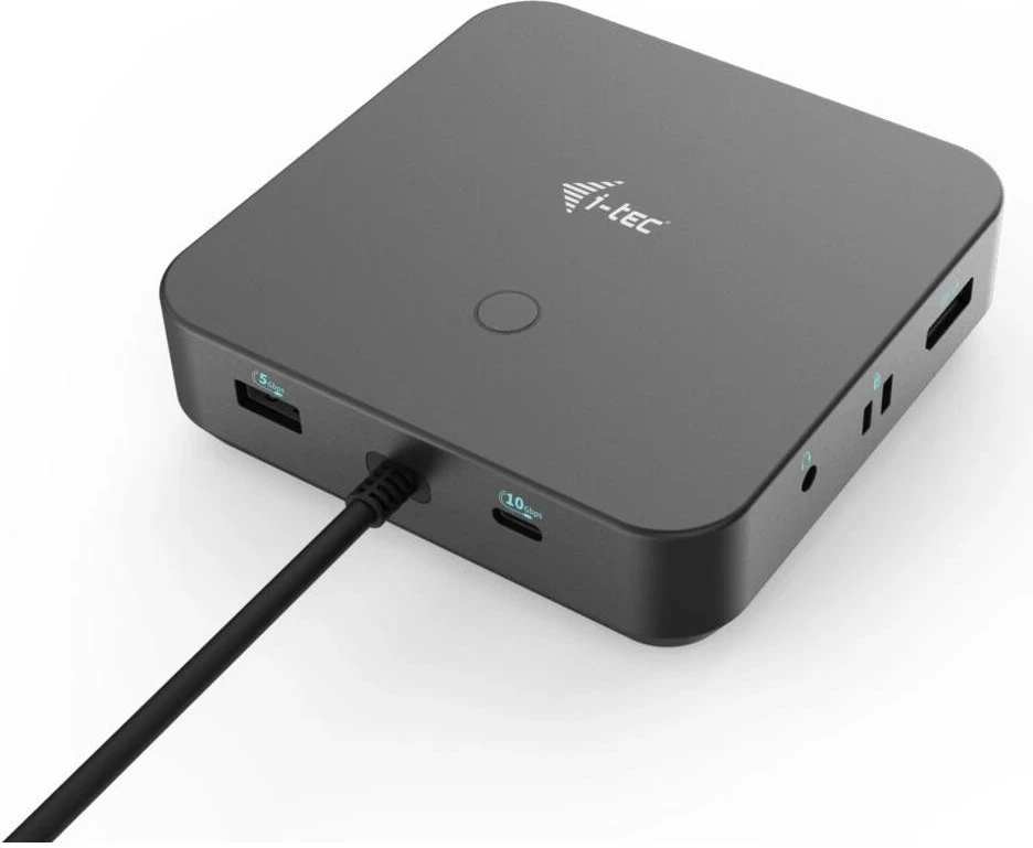 Docking postaja USB-C Triple i-tec, 1x HDMI 2x DP 3x4K / 1x5K LAN Avdio 6x USB Power Delivery 100 W