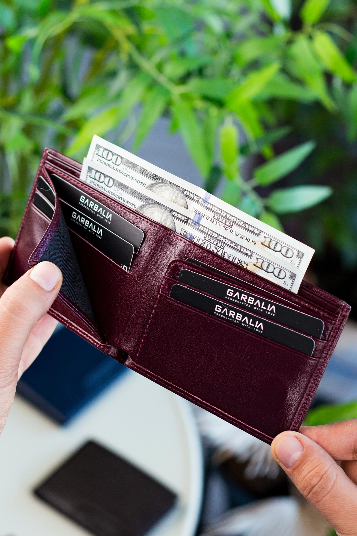Moška denarnica, Claret rdeča, Zoozie Bags David