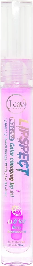 Olje za ustnice, ki spreminja barvo J.Cat Beauty Lipspect Lip Switch 102 Berry Impressive, 3.5 ml