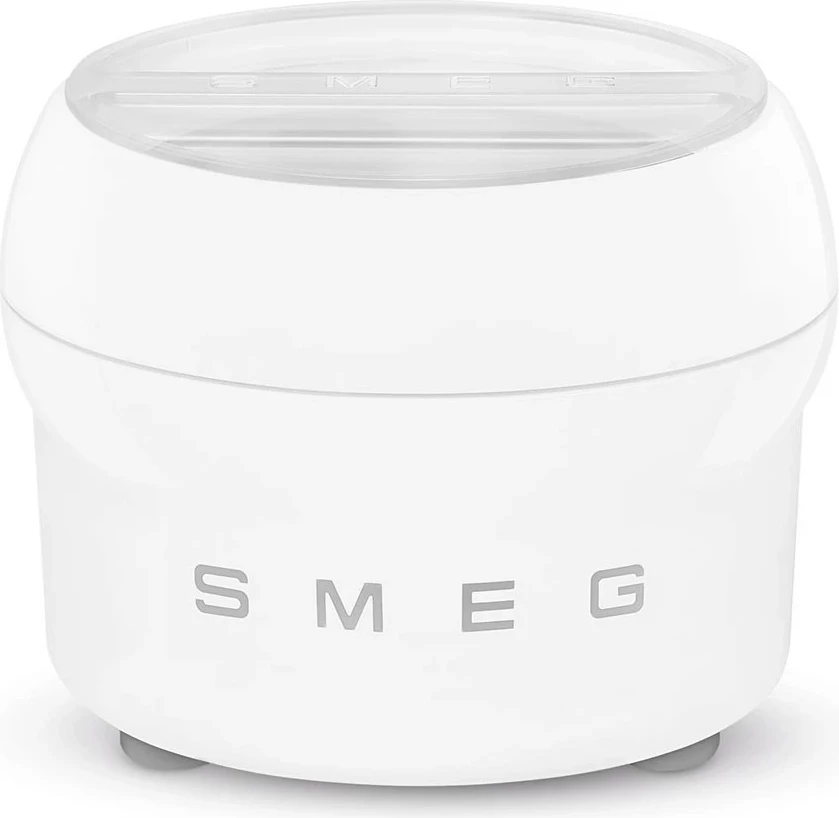 Pripomoček za sladoled Smeg SMIC01, 1,1 L, nerjaveče jeklo, SMF01/02/03/13, bela