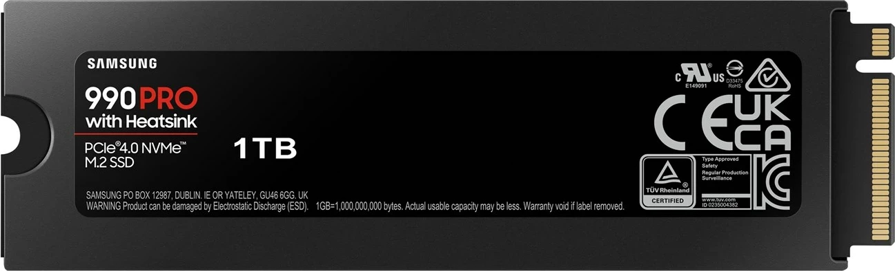 SSD 1 TB M.2 PCI Express 4.0, Samsung 990 PRO, črn