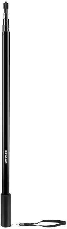 Selfie palica za športne kamere in pametne telefone Puluz PU642B, 3 m, črna