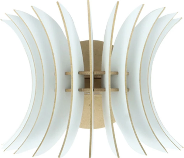 Stenska svetilka Wing Sconce, model 206-WB2, 2 kosa, bela
