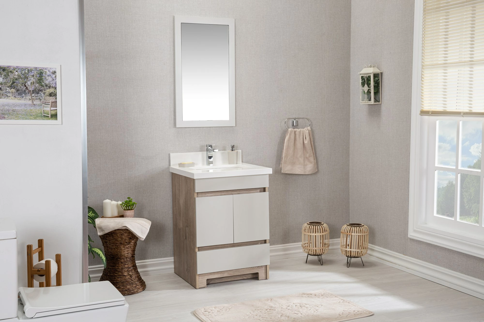 Kopalniško pohištvo (2 kosa), Skye Decor, Echo 24, hrast