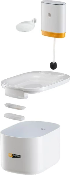 Pijalnik za pse in mačke FERPLAST Astra, 3 L, bel