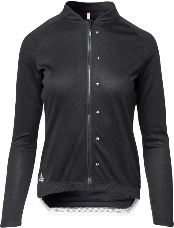 Kolesarska majica za ženske Fitanu, črna