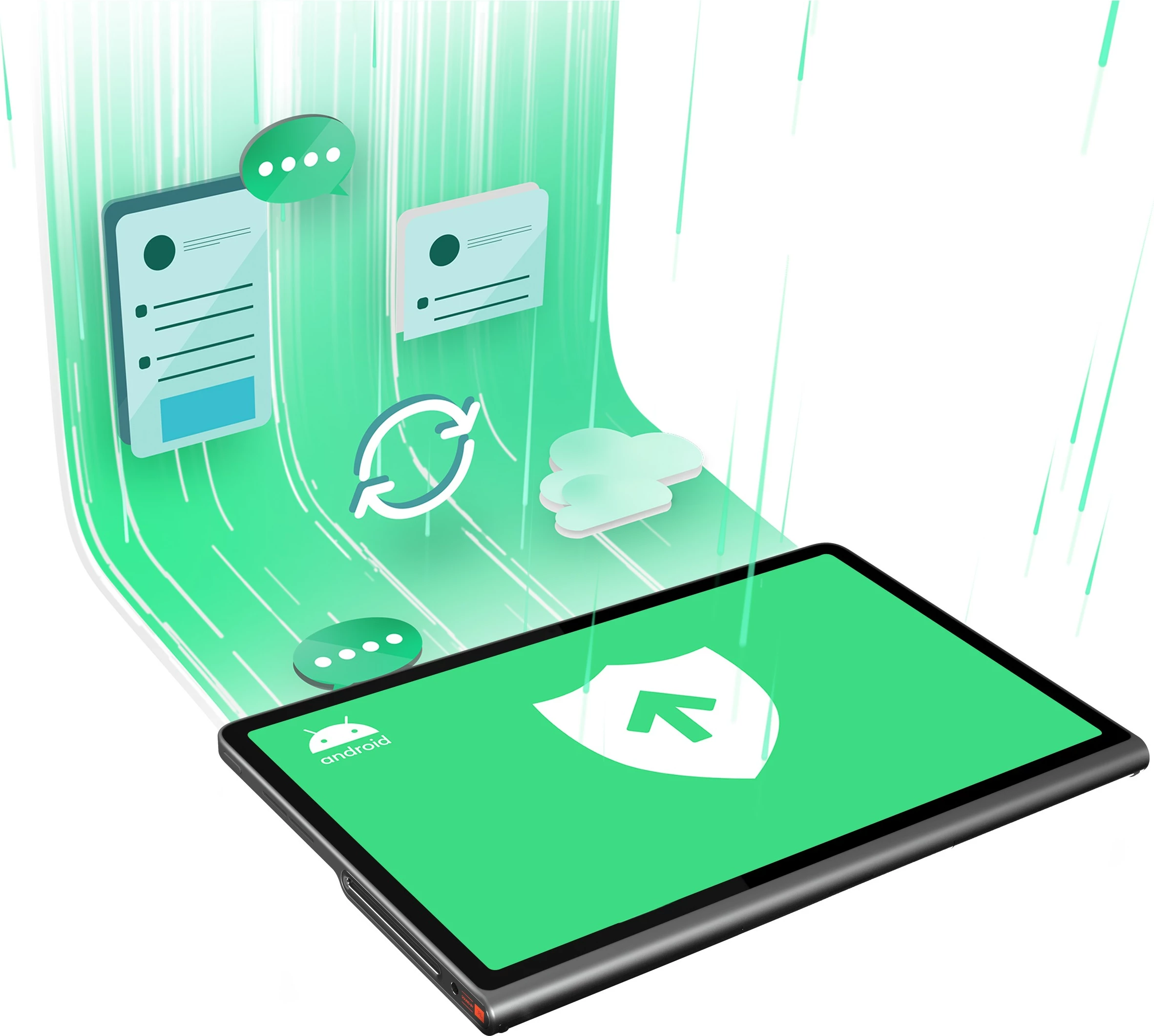 Tablica z velikim zaslonom, 8GB RAM, 128GB, luna grey — Lenovo Tab Plus, z ovitkom