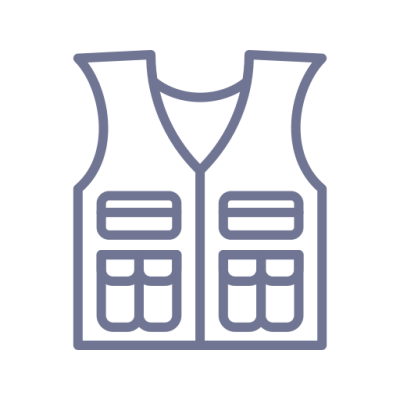 Oblačila in potrebščine za kopenski lov