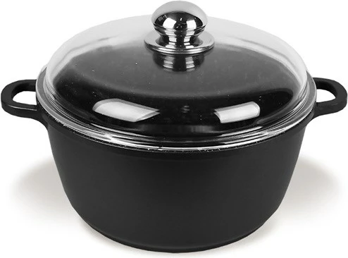 Lonec s pokrovom, 28 cm, 5,8 L Maestro MR-4628C, črn