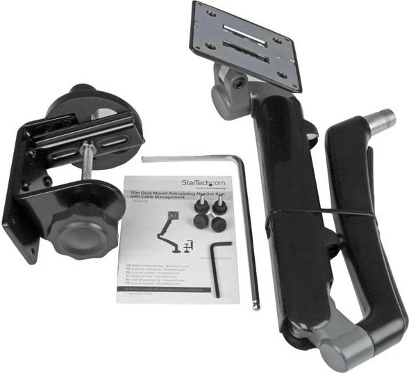 Nosilec za monitor, za 1 monitor, namizna montaža, 12–34 in, 7 kg, StarTech ARMSLIM, črn