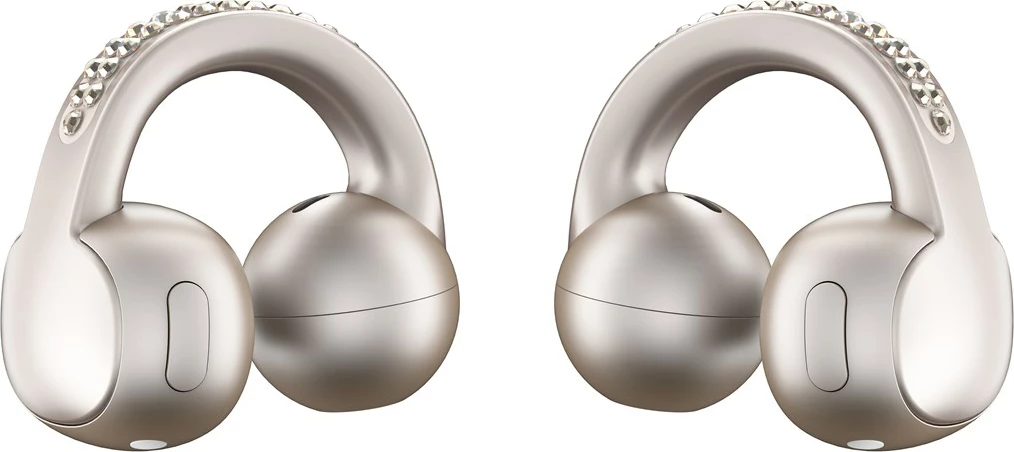 Brezžične slušalke z zanko za uho Motorola moto buds loop, bež