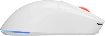 Brezžični igralni miš Zircon XIII, RGB, 26.000 DPI, 7 gumbov, bela - Genesis