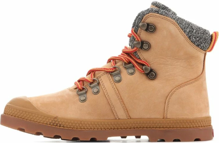 Visoke čizme Palladium Pallabrouse za ženske, rjava