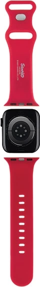 Silikonski pašček za Apple Watch Hello Kitty, 38/40/41 mm, rdeč