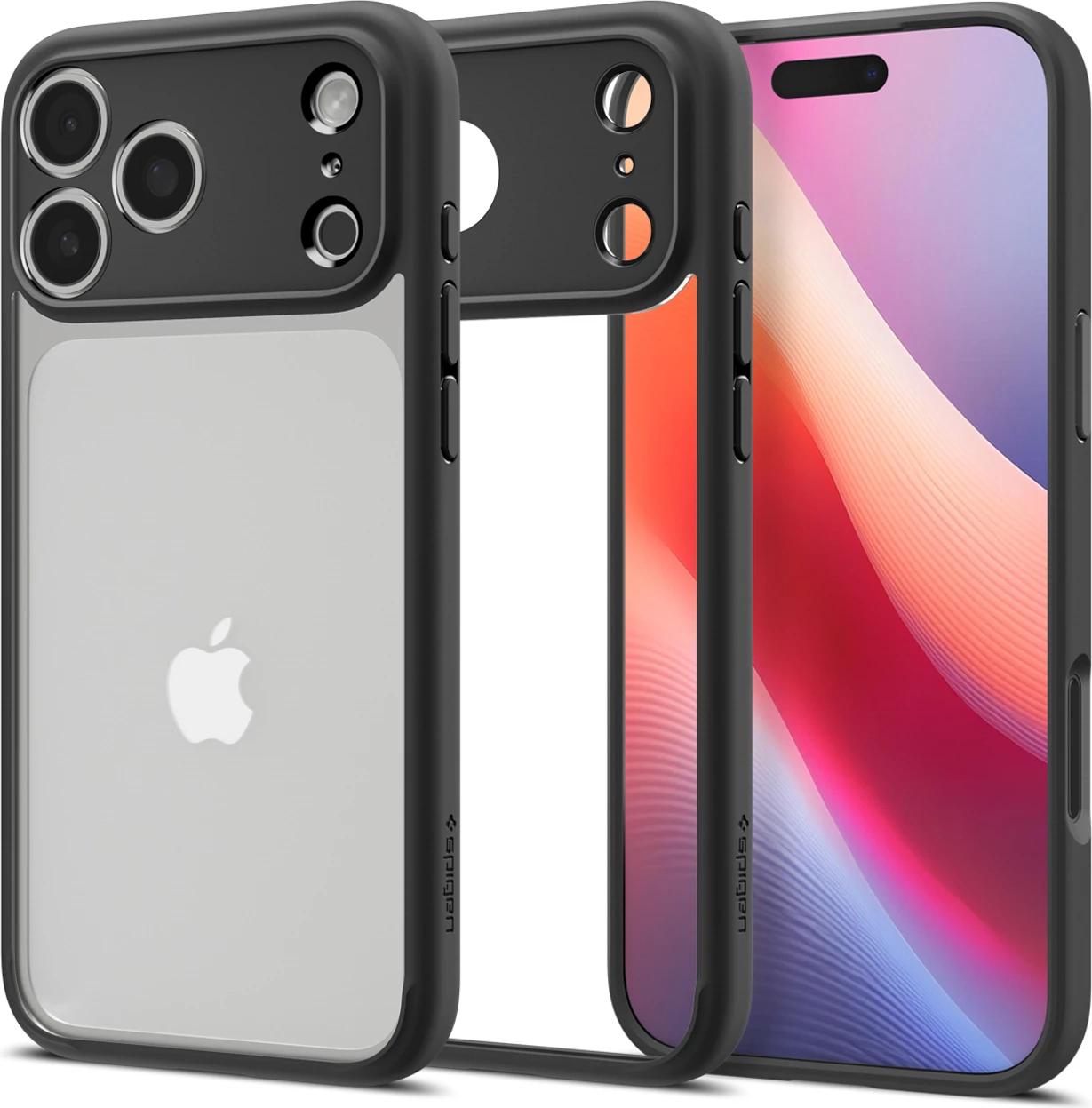 Ovitek za telefon Ultra Hybrid za iPhone 17 Pro, črn mat, Spigen